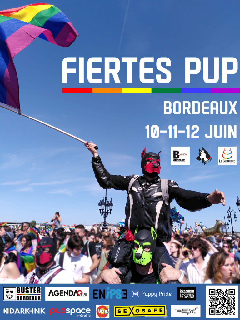 Affiche pride de Bordeaux 2022